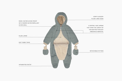 Snow Jumpsuit | 7am Enfant |  Rose Dawn