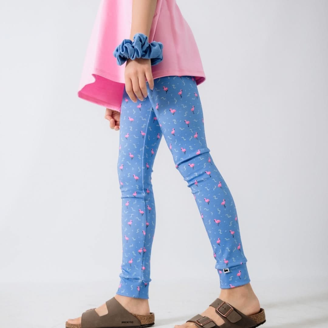 Legging Enfant en Bambou | Fête Flamant rose