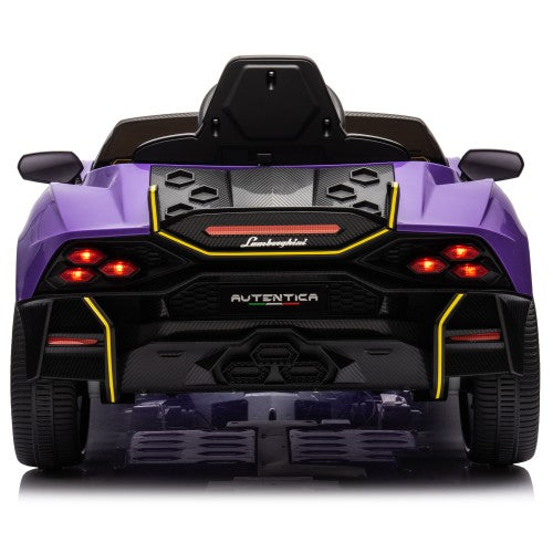 Voiture électrique Lamborghini Auténtica 2026 pour enfants avec télécommande