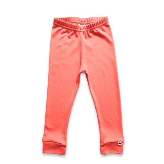 Kids' Bamboo Leggings | Tangerine Crush