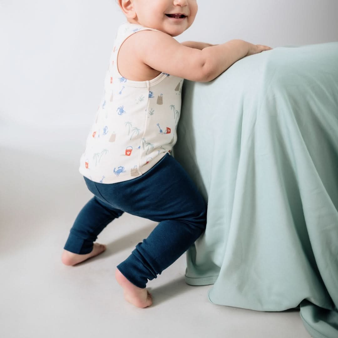 Kids' Bamboo Leggings | Seaglass