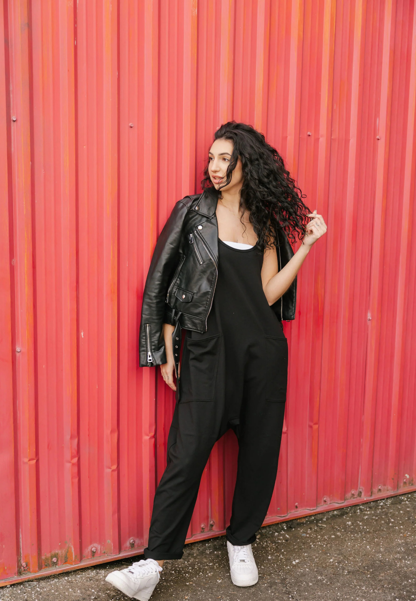 Abigael Midnight Black Romper