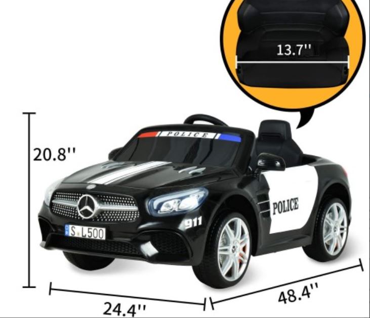 Voiture électrique 12V Mercedes Benz SL500 pour enfants avec télécommande 2026