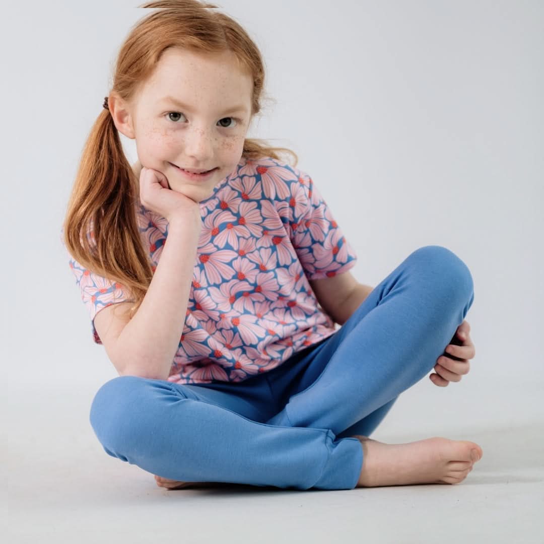 Kids' Bamboo Leggings | Seaglass