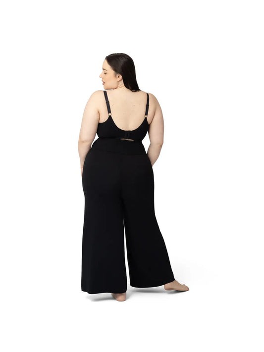 Pantalon de maternité et post-partum en bambou à jambes larges