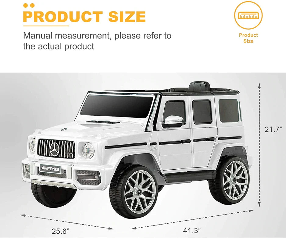 Mercedes Benz G63 AMG 12V G Wagon Voiture Électrique pour Enfants avec Télécommande (Modèle 2026)