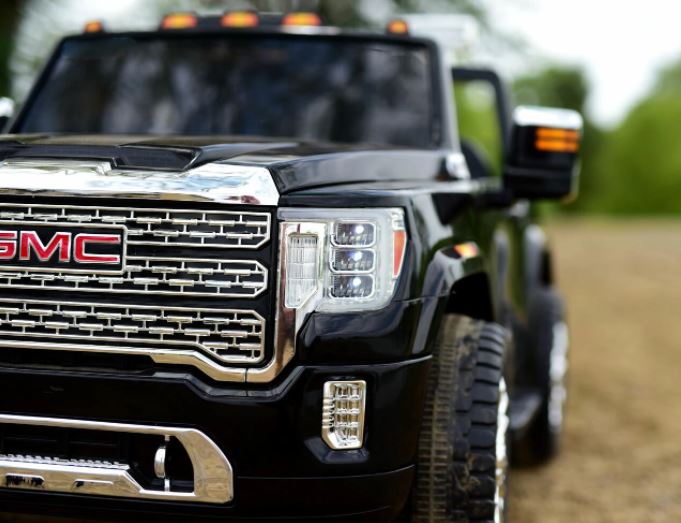 Voiture électrique GMC Sierra 24V améliorée 2026 pour enfants, 2 places, avec télécommande