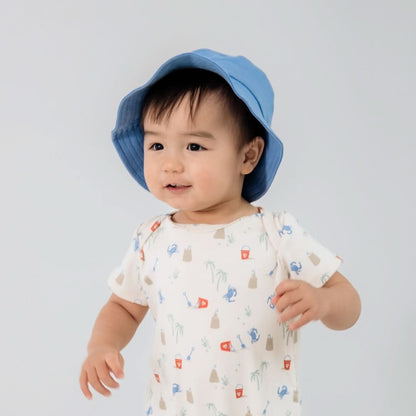 Chapeau Bob en Bambou pour Bébé/Enfant | Bleu Vague