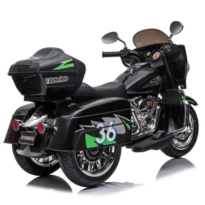 Moto électrique 12 V à trois roues pour enfants de 3 à 8 ans
