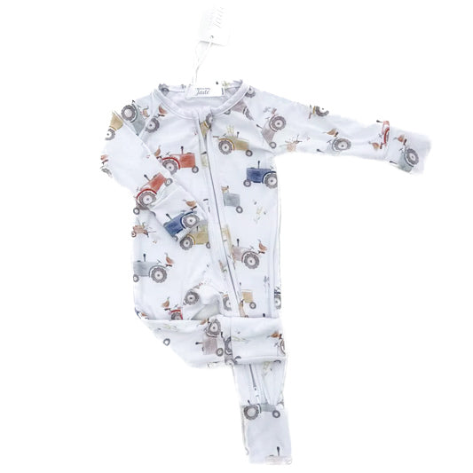 Pyjama bébé en bambou - Tracteurs