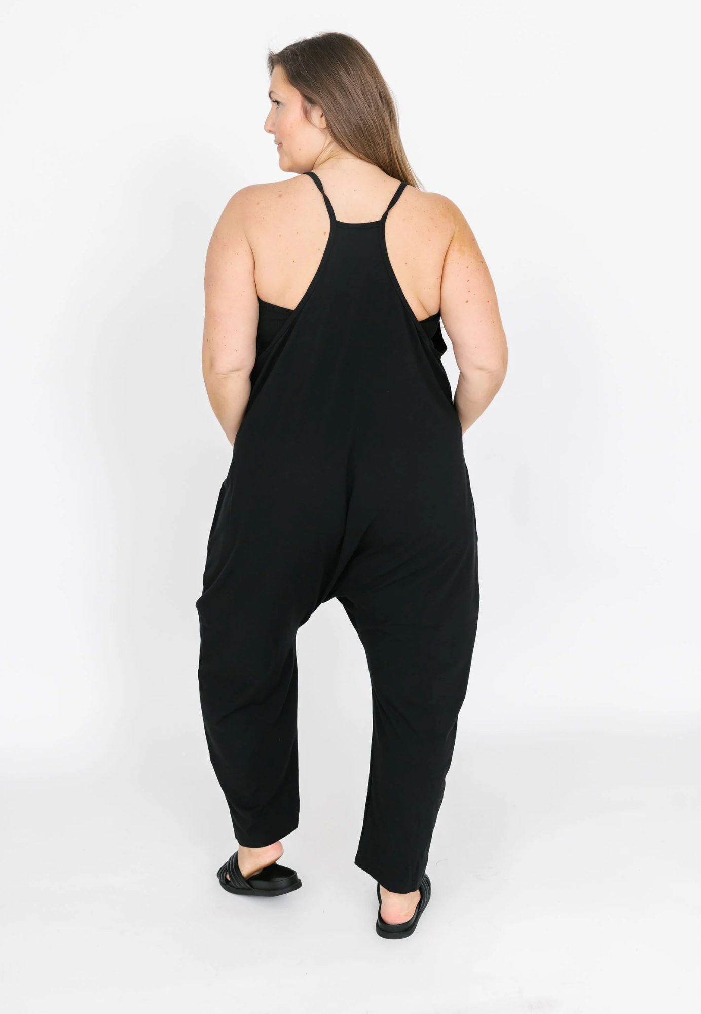 Abigael Midnight Black Romper