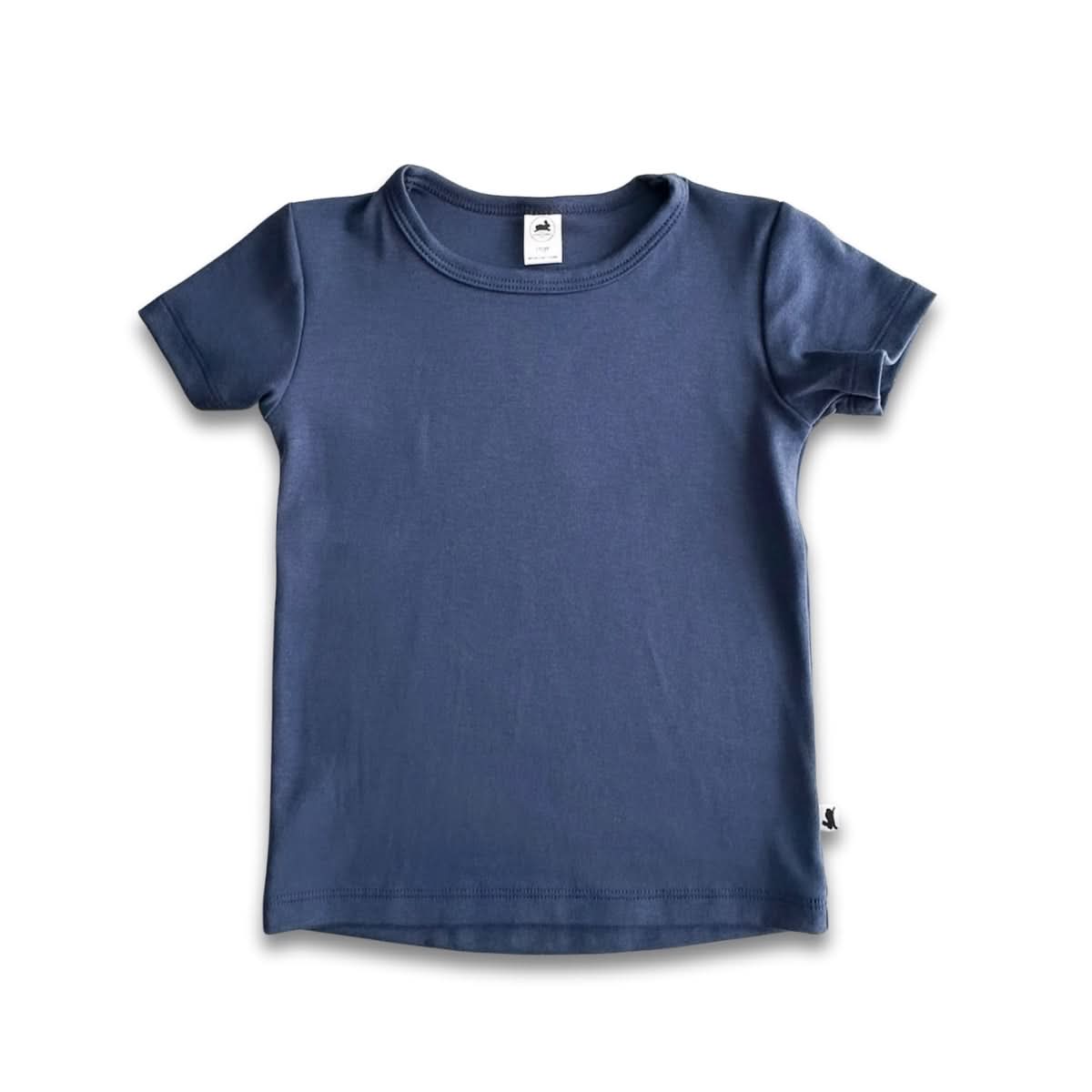 T-shirt en bambou pour enfants | Bleu marine