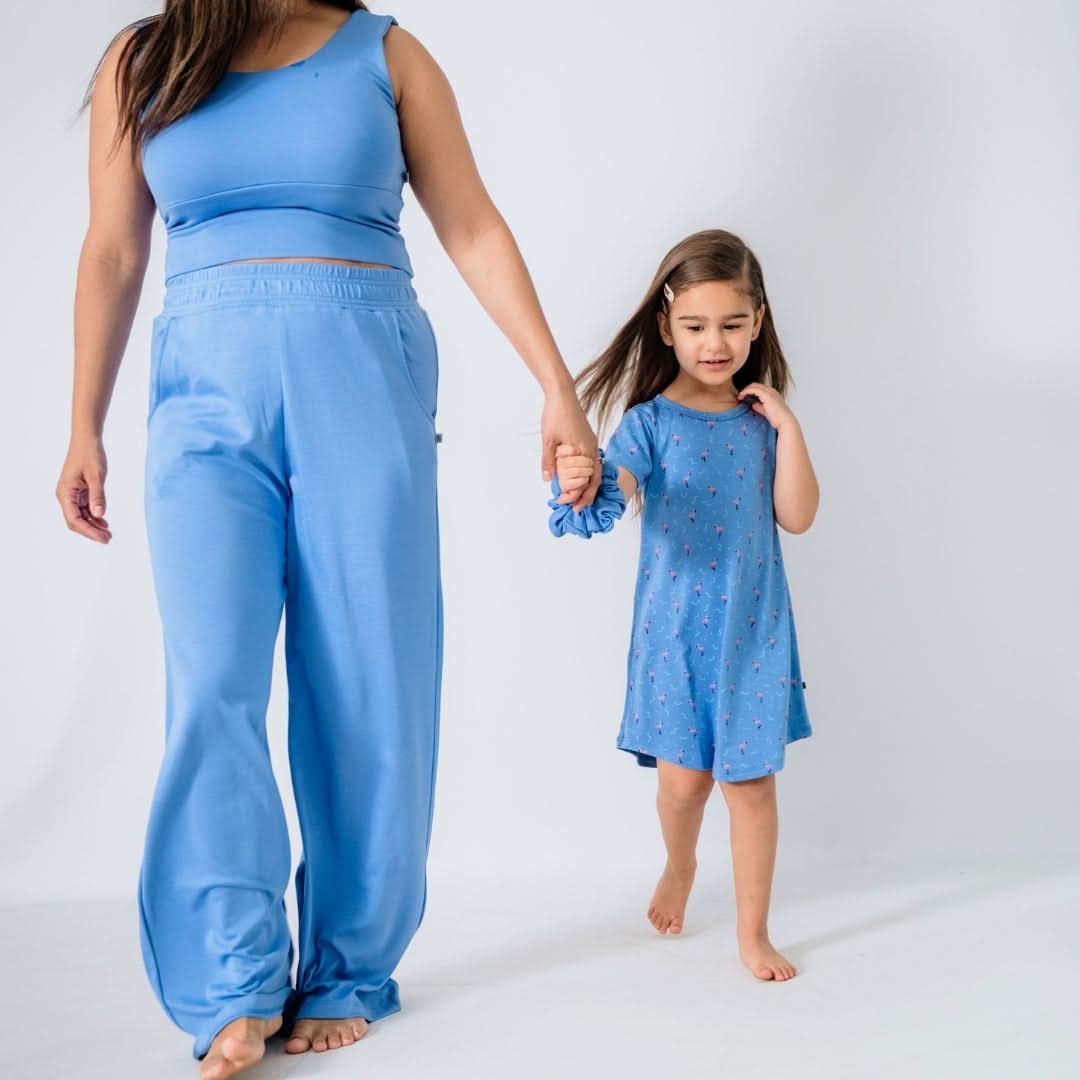 Ladies' Bamboo Wide Leg Pants | Parlour Stripe