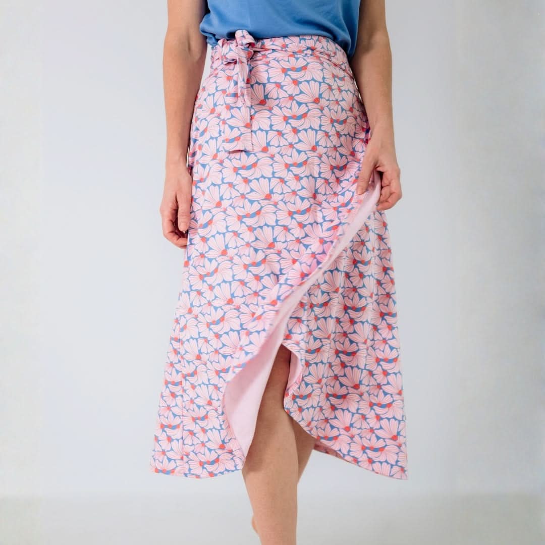 Jupe portefeuille en bambou pour femmes | Sunkissed