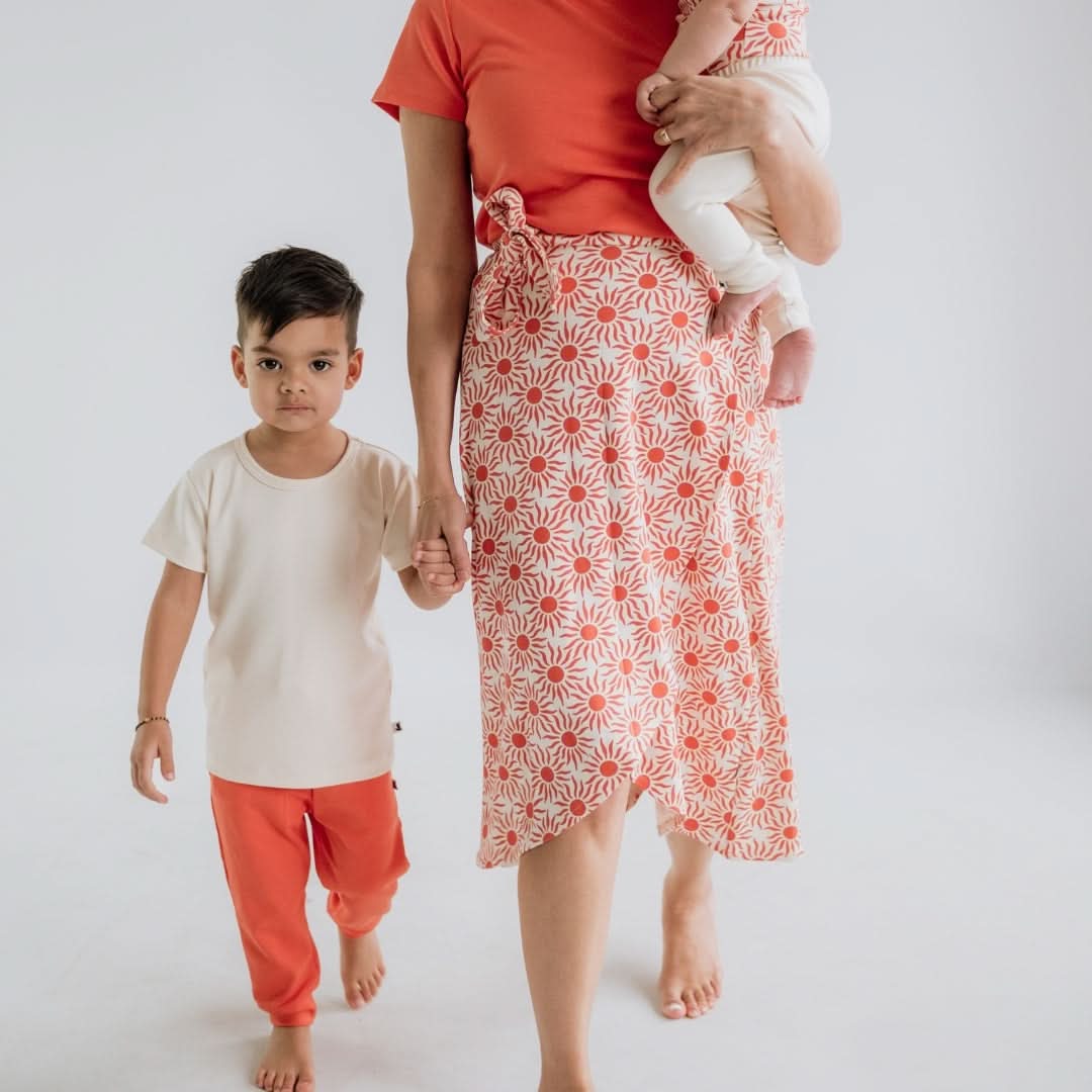 Jupe portefeuille en bambou pour femmes | Sunkissed