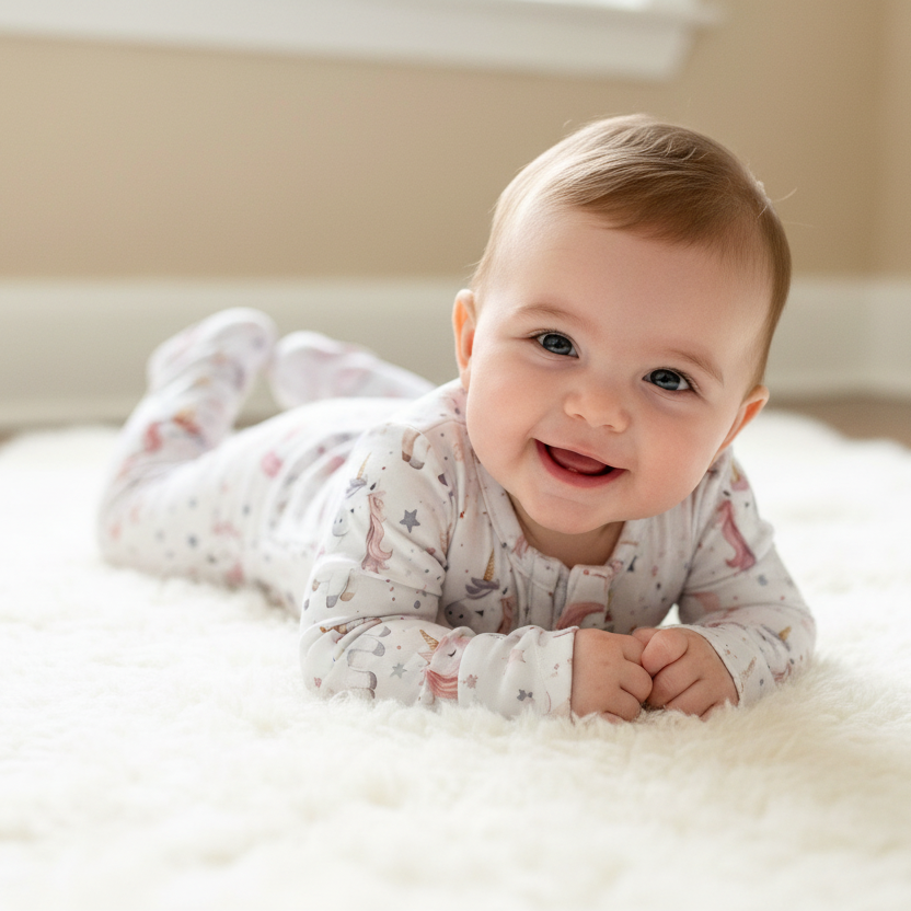 Pyjama bambou - Bébé - Lily la Licorne (0-3, 3-6, 12-18, 18-24 mois)