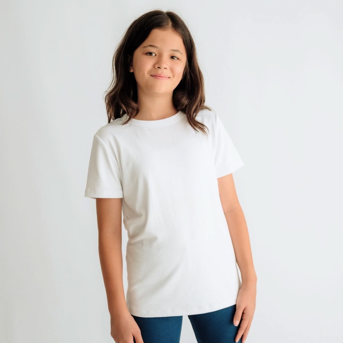 T-shirt en bambou pour enfant | Bleu marine