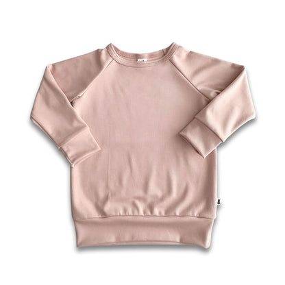Youth Bamboo Raglan Pullover | Doeskin