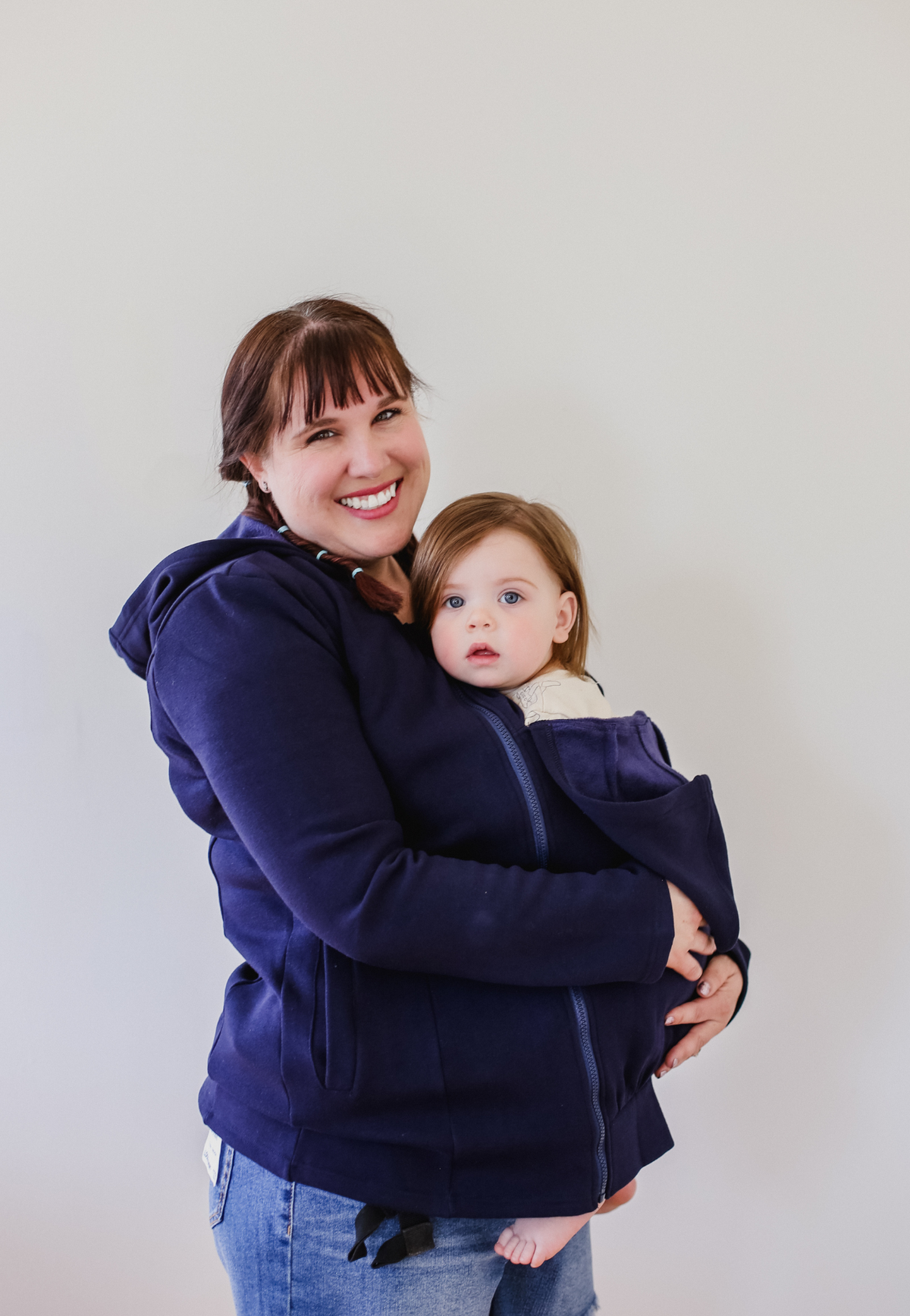 Hoodie en polar 2-en-1 pour portage