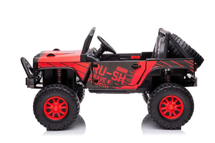 Voiture électrique pour enfants 2 places style Jeep RAIDER 24V avec télécommande et roues arrière motrices 2026