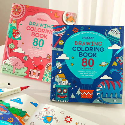 Livre de Dessins et Coloriages Bleu