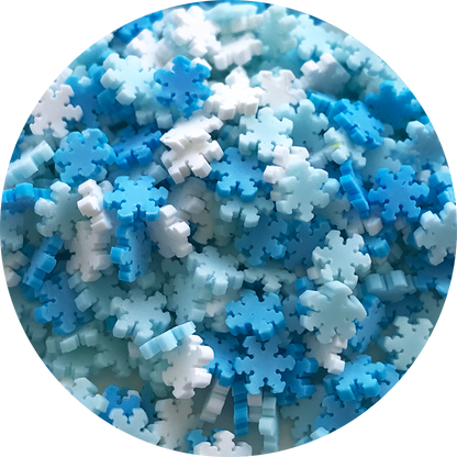 Snowflake Fimo Slices Mix