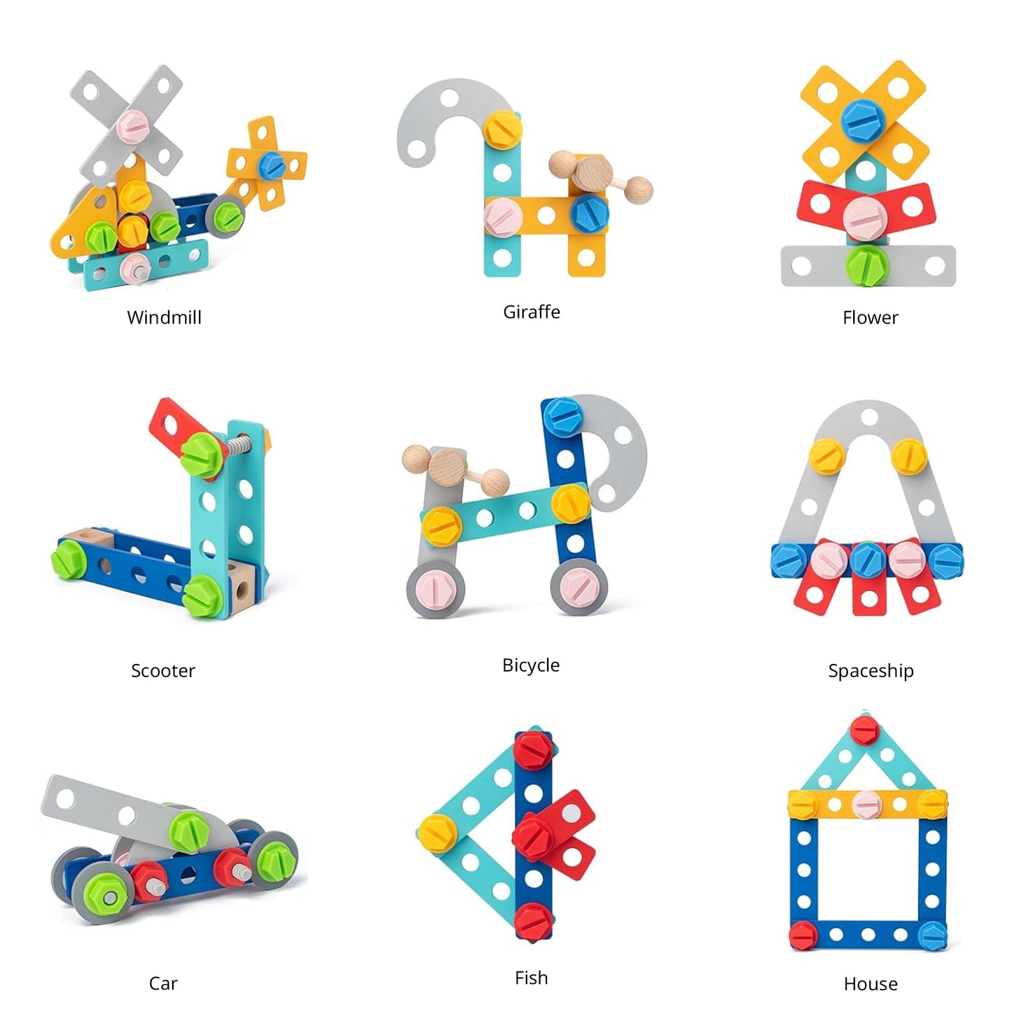 Wooden Kids Tool Play Set | Wooden Tool Workshop | Stem Toy | Montessori Toy