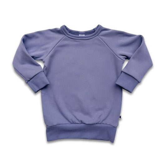 Youth Bamboo Fleece Raglan Pullover | Dusty Lilac
