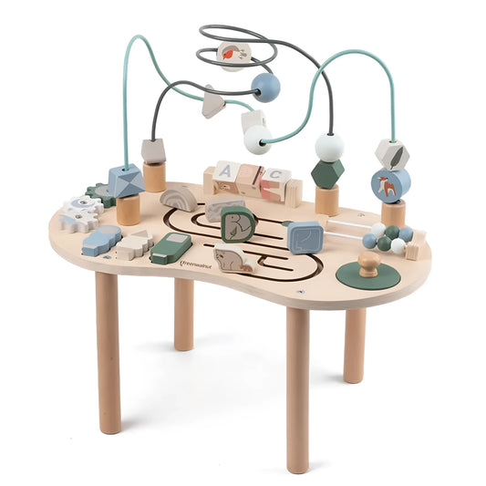 Montessori Wooden Activity Table | Busy Board | Learning Table