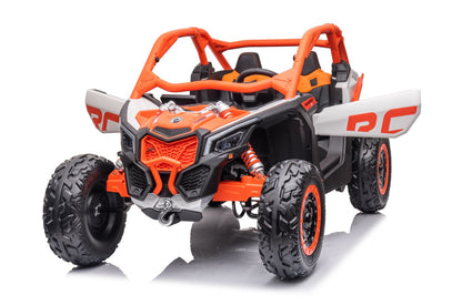 2026 2X24V CAN AM MAVERICK 4X4 2 Seater DELUXE Kids Ride On Car with Remote Control