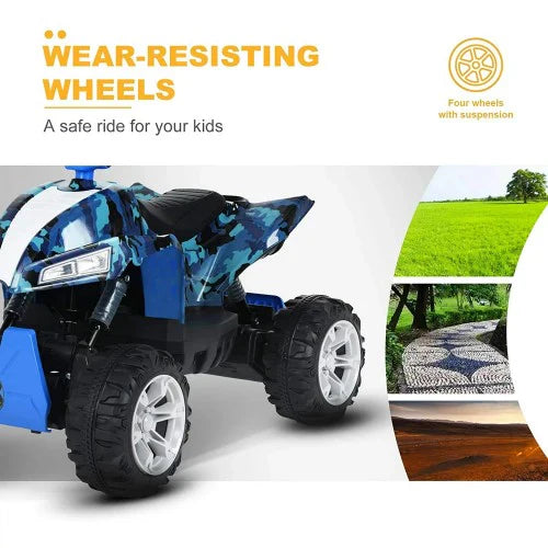 2026 Quad Électrique 24V Tout-Terrain 4X4 pour Enfants de 3 à 8 Ans