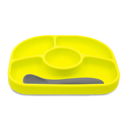 Yümi: Silicone Plate & Spoon Set || Yümi: Ensemble assiette et cuillère en silicone