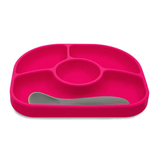 Yümi: Silicone Plate & Spoon Set || Yümi: Ensemble assiette et cuillère en silicone
