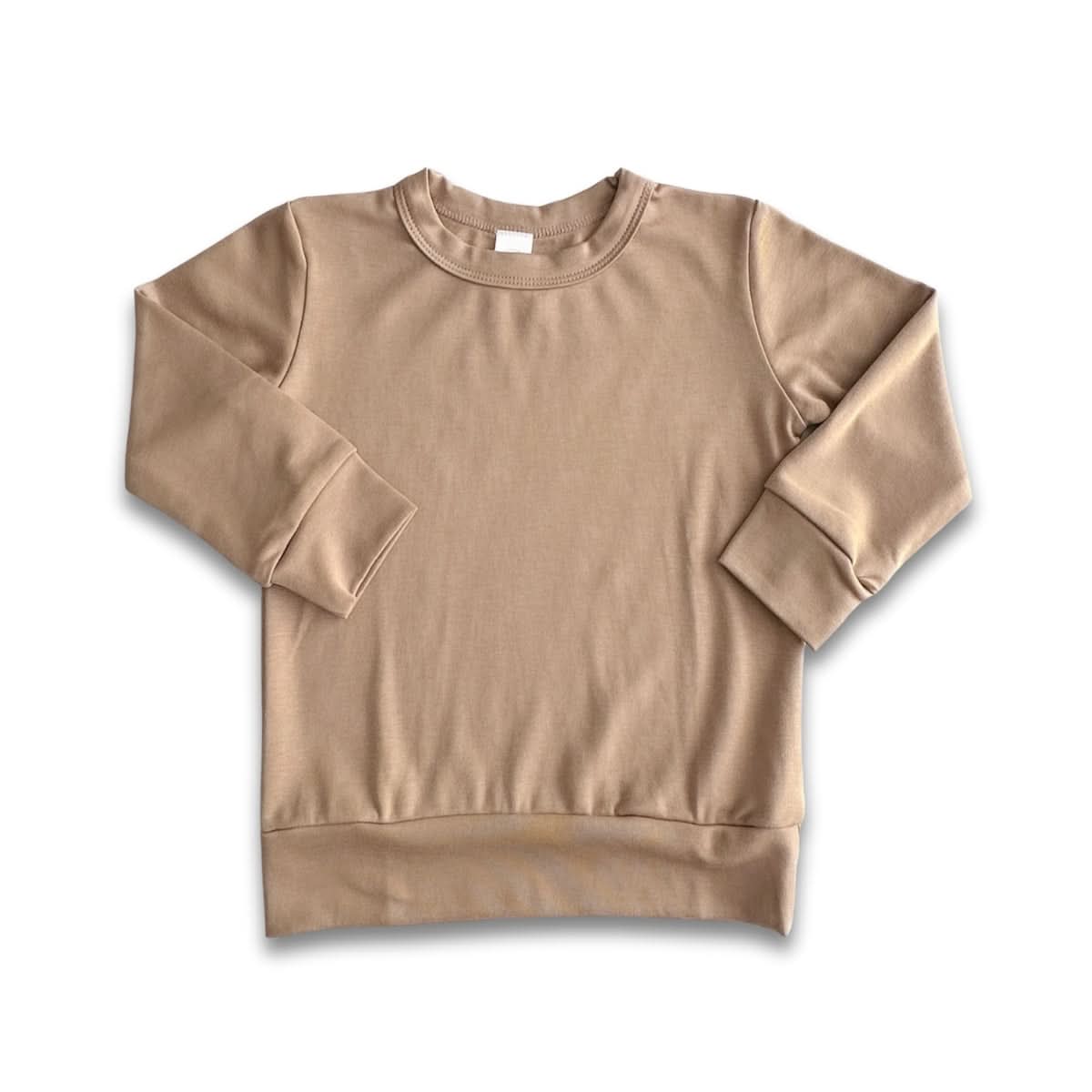 Youth Bamboo Raglan Pullover | Doeskin
