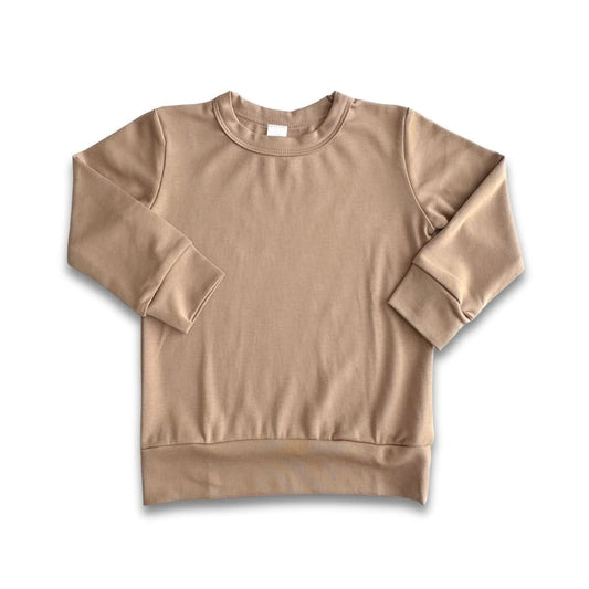 Chandail à manches raglan en bambou pour jeunes | Daim