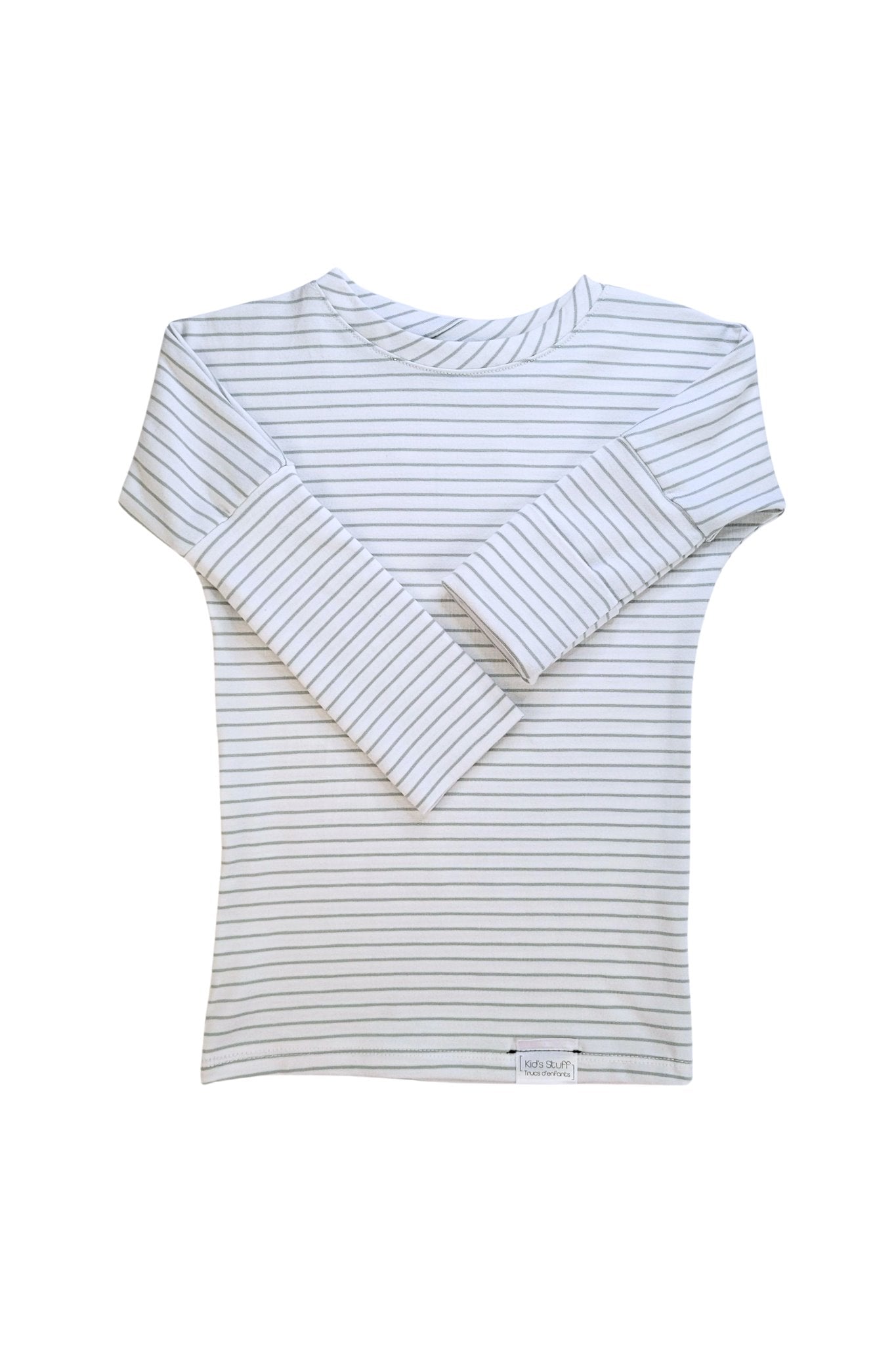 Grow With Me Shirt | Sage Stripes