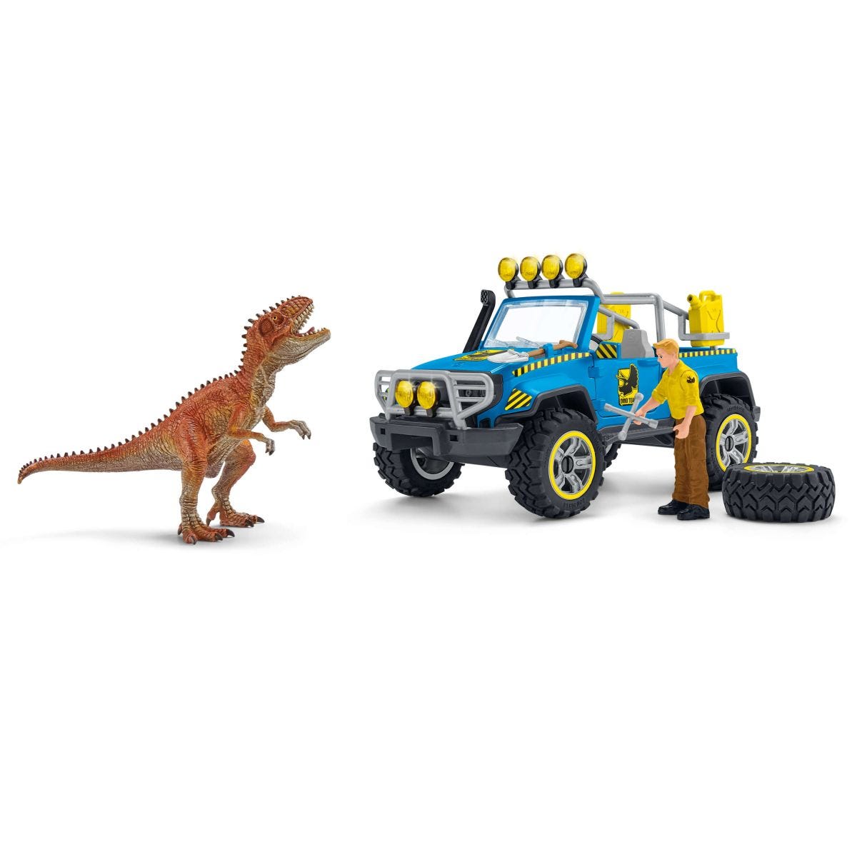 Véhicule tout-terrain avec poste dinosaures
