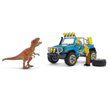 Véhicule tout-terrain avec poste dinosaures