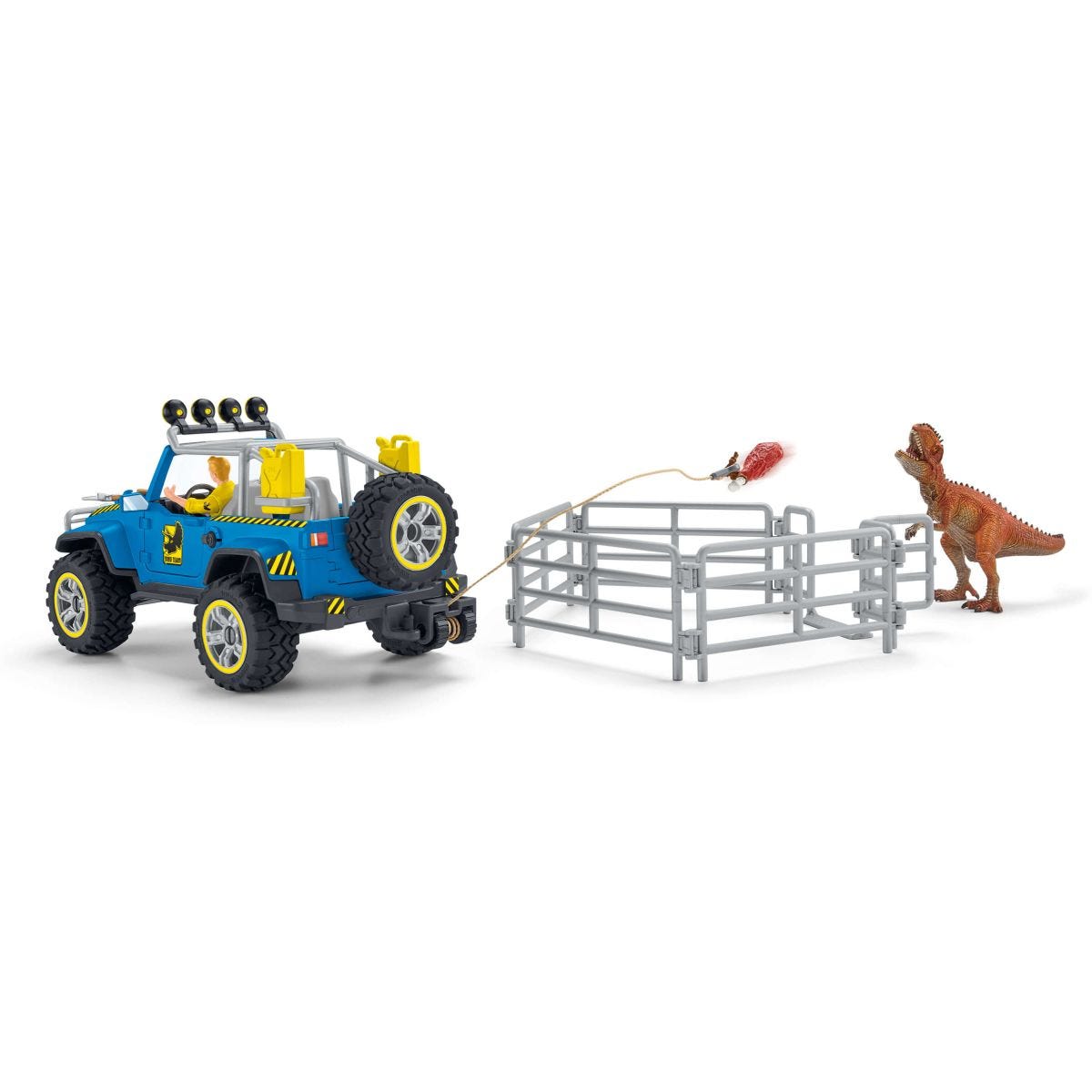 Véhicule tout-terrain avec poste dinosaures