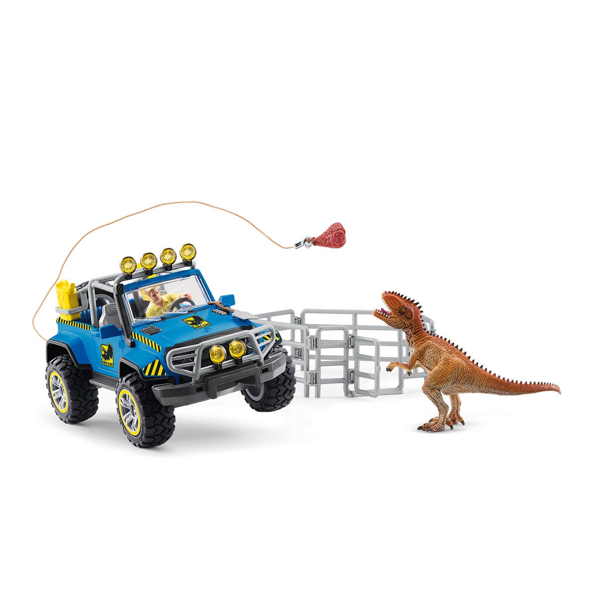 Véhicule tout-terrain avec poste dinosaures