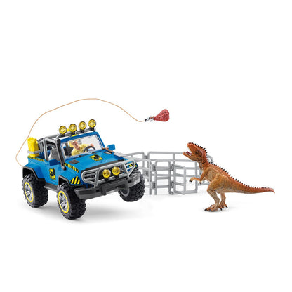 Véhicule tout-terrain avec poste dinosaures