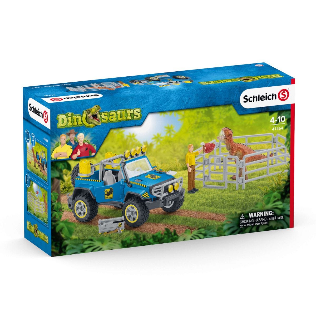 Véhicule tout-terrain avec poste dinosaures