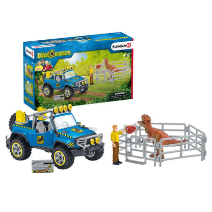 Véhicule tout-terrain avec poste dinosaures