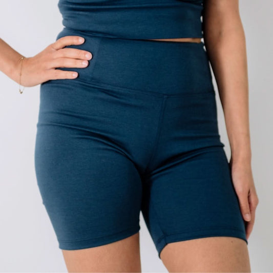 Cycliste en bambou pour femme | Marine