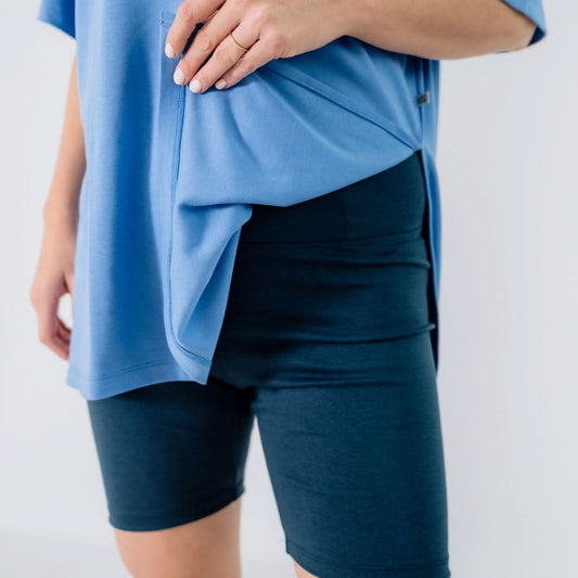 Cycliste en bambou pour femme | Marine