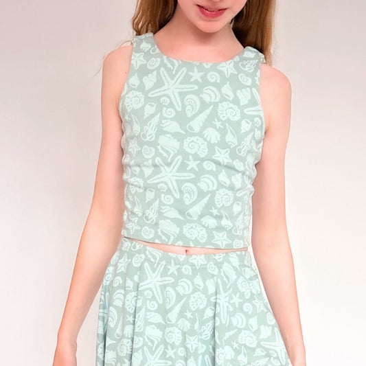 Haut de survêtement long style bralette Youth Bamboo | Souvenirs côtiers