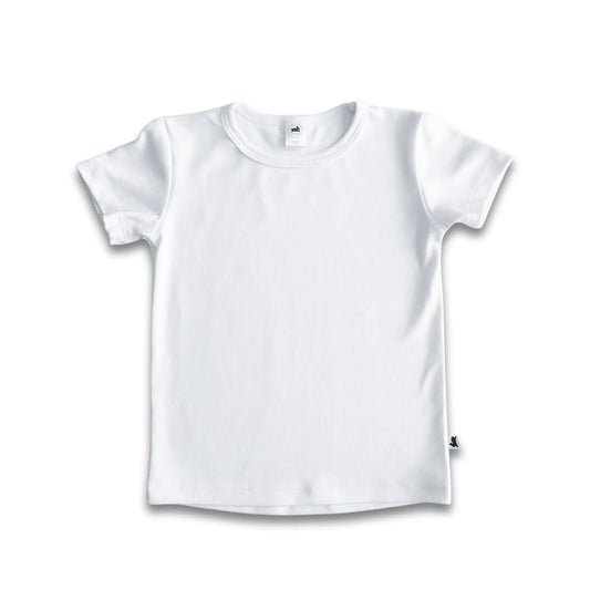T-shirt en bambou pour enfant | Blanc