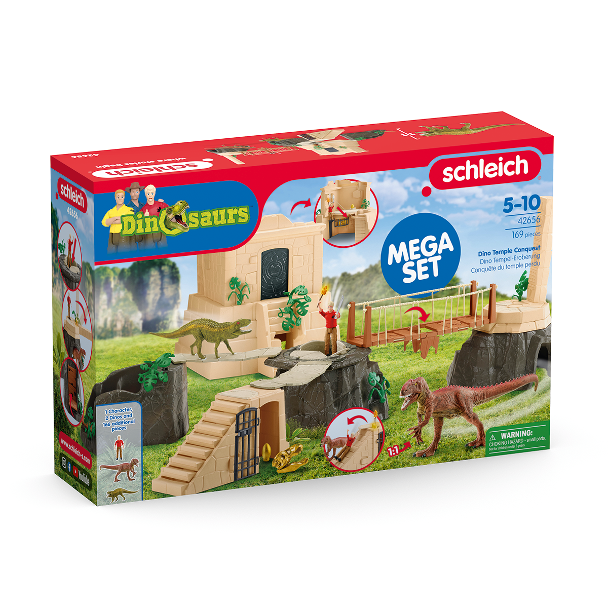 Conquest of the Dino Temple Mega Playset