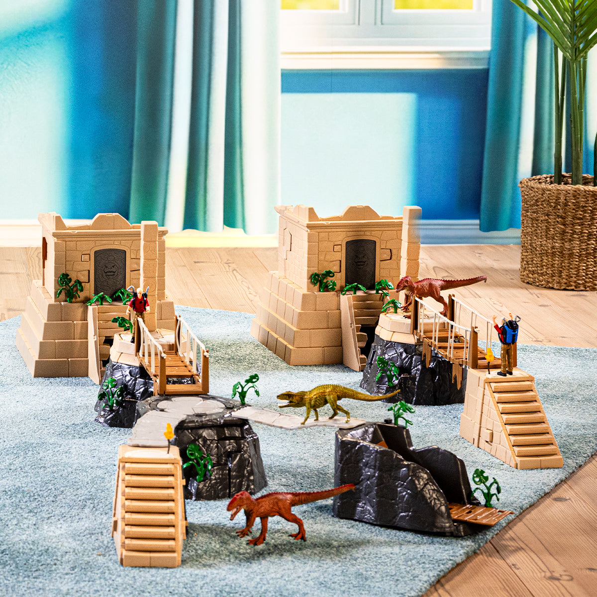 Conquest of the Dino Temple Mega Playset