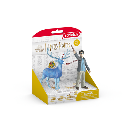 Harry Potter with His Stag Patronus